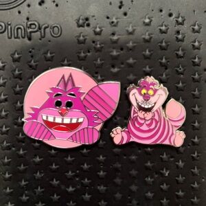 Cheshire Cat Enamel Disney Pin Set Bundle